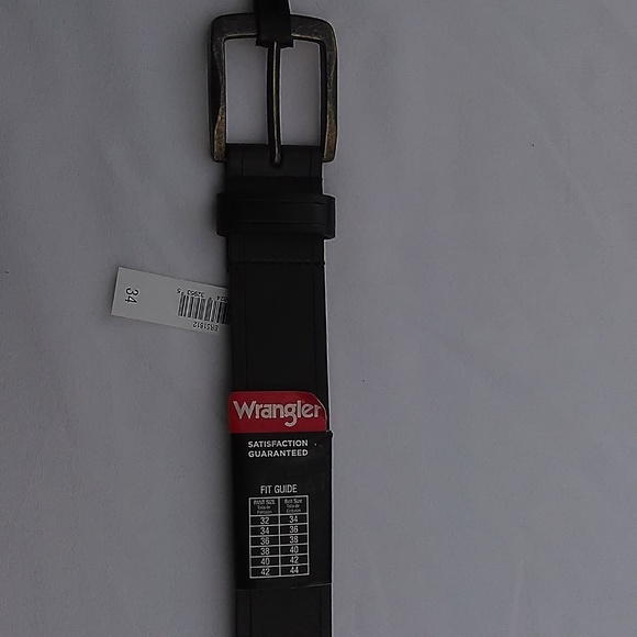 Wrangler Mens Belt NWT Brown Belt SZ 34 Pant SZ 32 - Picture 3 of 8